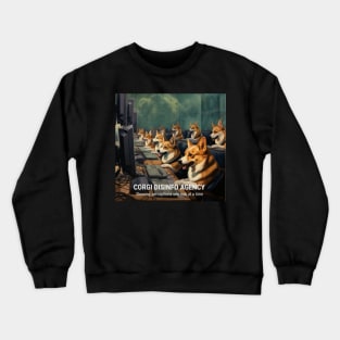 Corgi Disinformation Agency Crewneck Sweatshirt